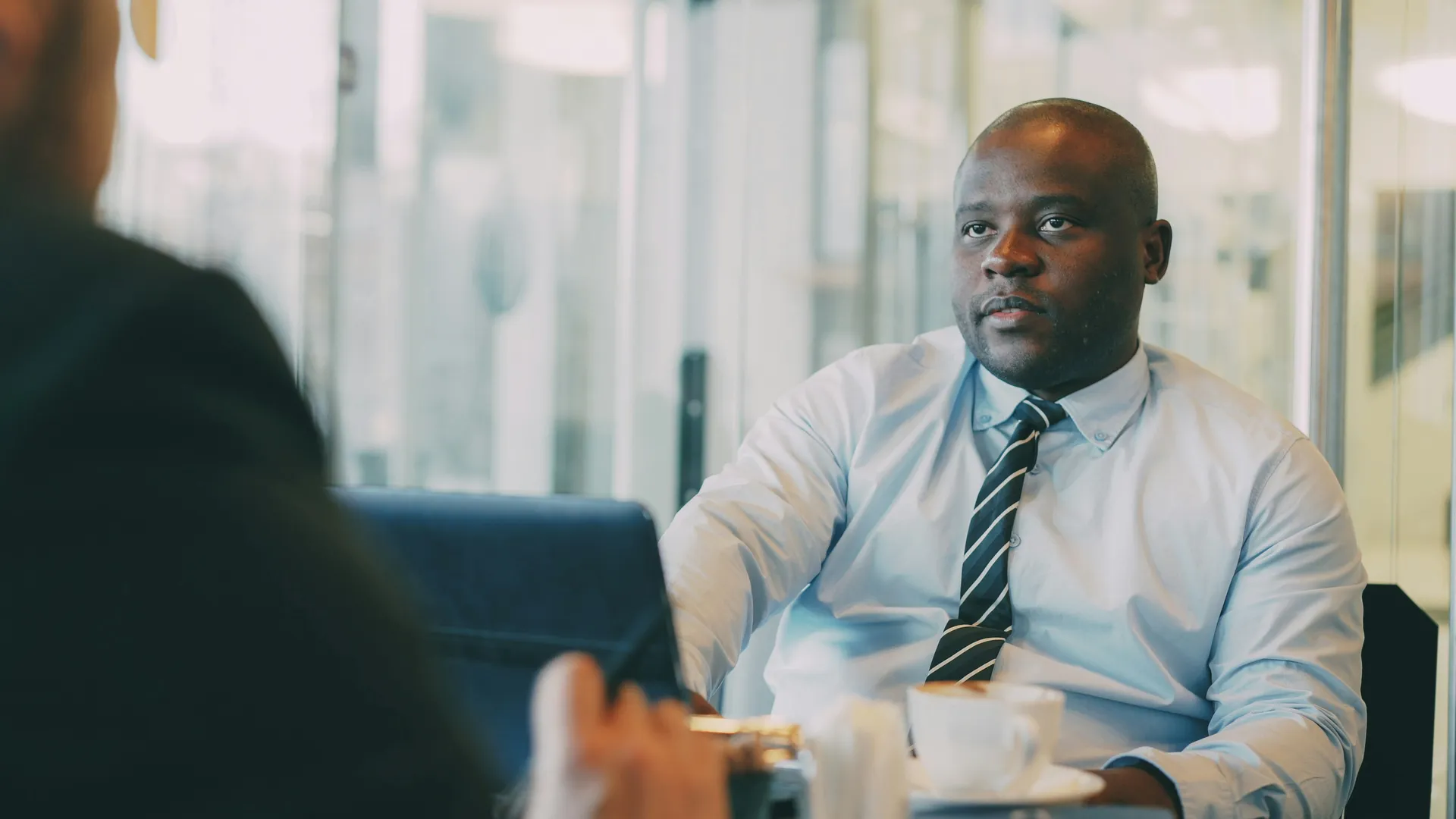 Business professional in consultation meeting